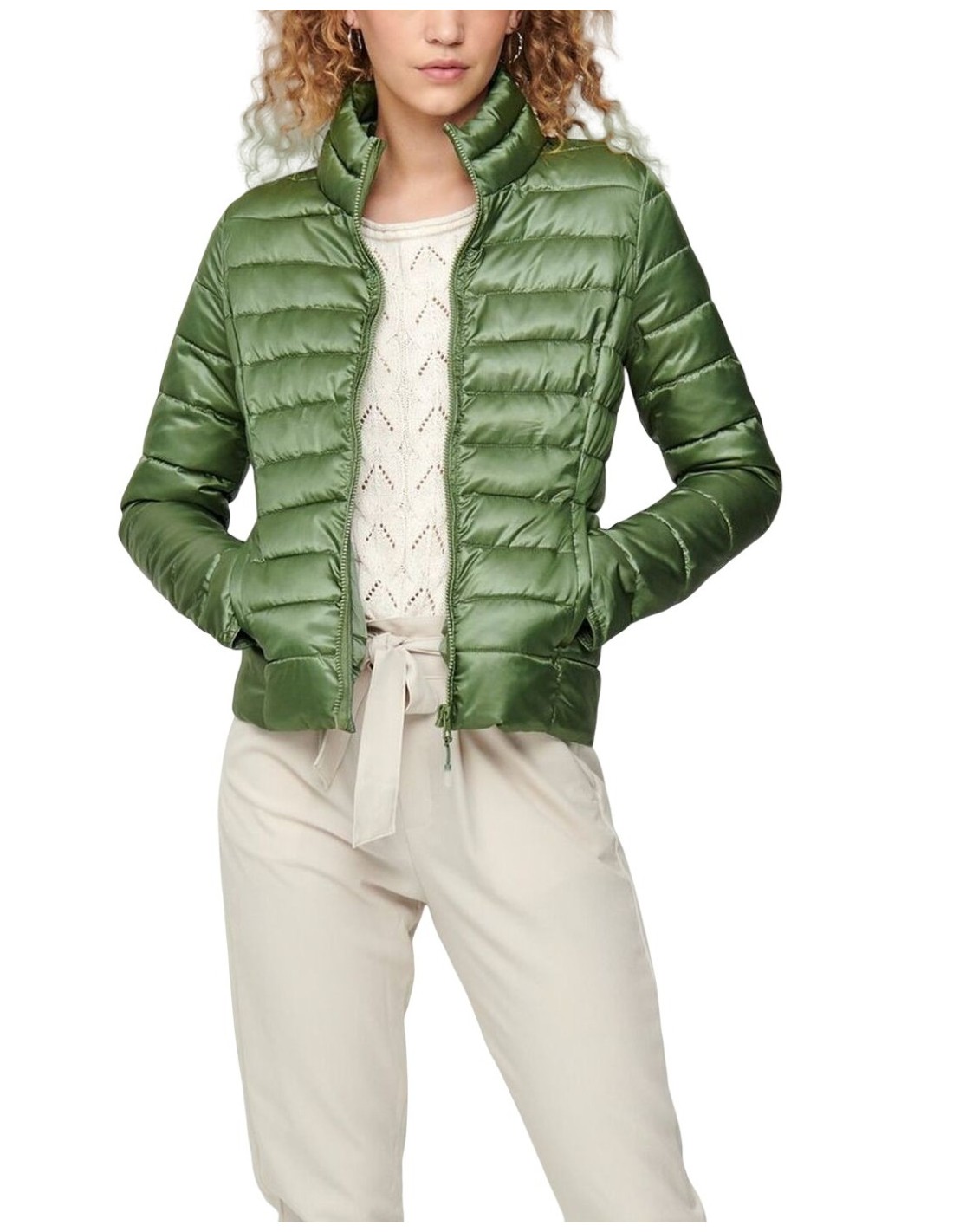 Chaqueta para Mujer Only Onltahoe Shimmer Hood Jacket CC Otw