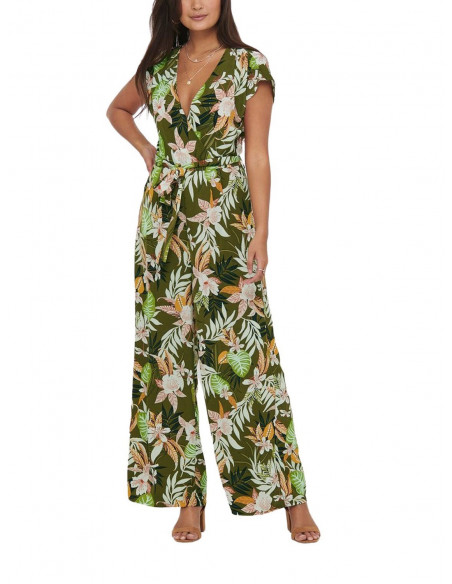 ONLY mono ONLLIZBETH S/S CROPPED JUMPSUIT WVN para Mujer