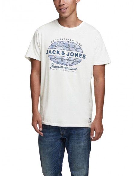 JACK & JONES camiseta manga corta JJ30GRAPHIC  MELANGE TEE SS CREW NECK para Hombre