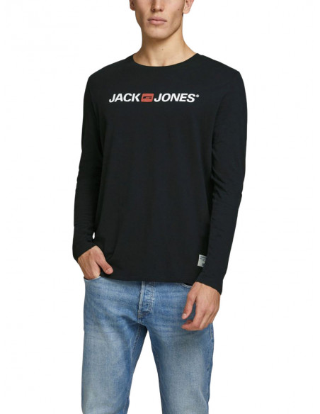 JACK & JONES camiseta manga larga JOR30HISTORY TEE LS CREW NECK para Hombre