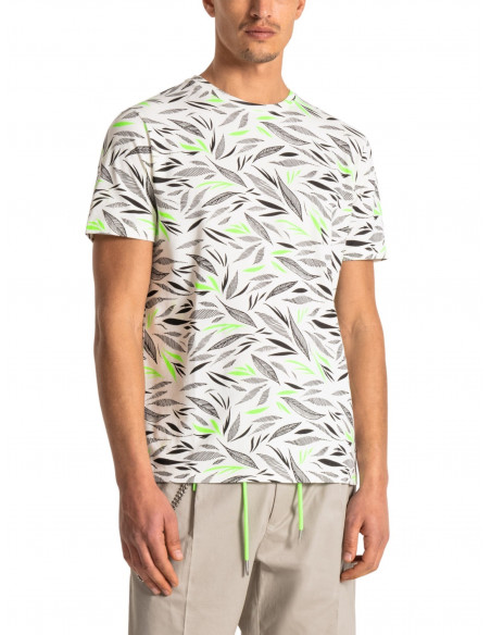 ANTONY MORATO camiseta manga corta regular fit estampado leaf para Hombre