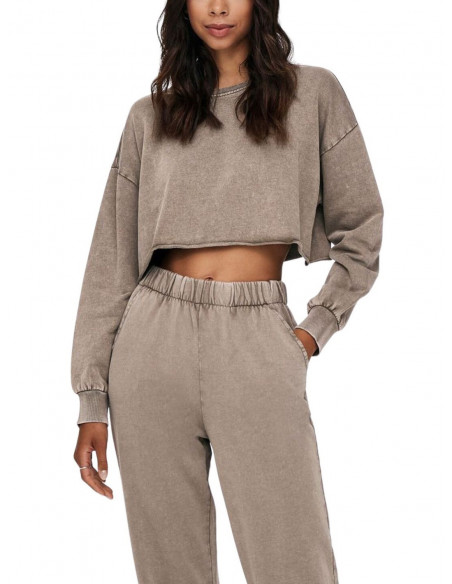 ONLY Sudadera ONLROCKY CROPPED SWEAT SWT para Mujer