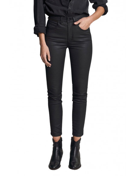 SALSA JEANS vaqueros skinny faith push in cropped coating para Mujer