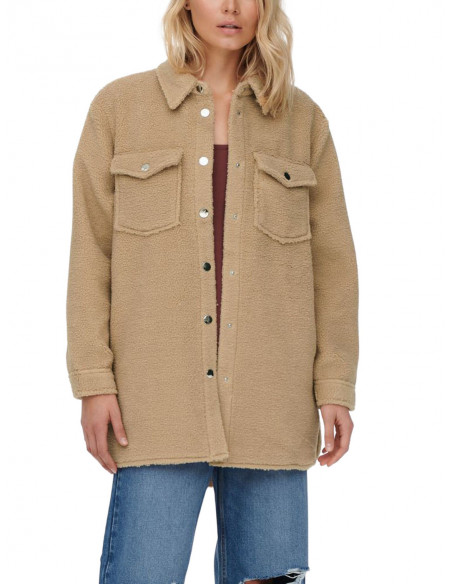 ONLY chaqueta ONLY chaqueta ONLDEENA L/S TEDDY SHACKET PNT per Dona per Dona