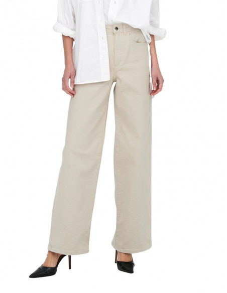 ONLY vaqueros ONLHOPE EX HW WIDE COMFORT COL PANT PNT para Mujer