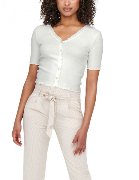 ONLY top ONLLAILA S/S BUTTON TOP JRS para Mujer