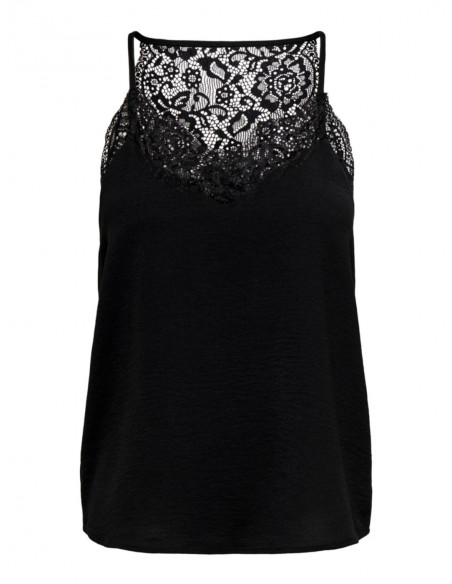 ONLY top ONLMETTE SL MIX BIG LACE SINGLET NOOSWVN para Mujer