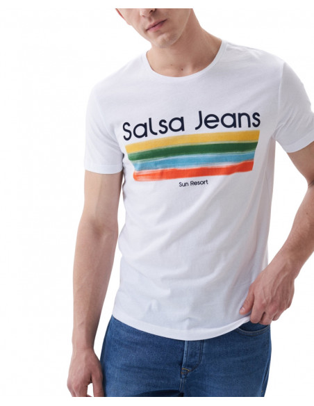 SALSA JEANS camiseta manga corta logo salsa jeans para Hombre