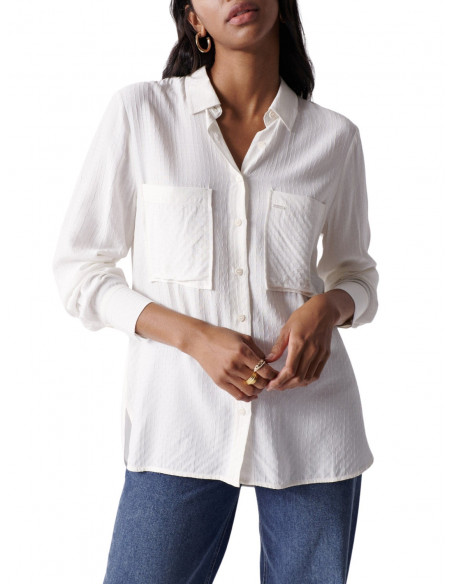 SALSA JEANS camisa de manga larga con textura para Mujer