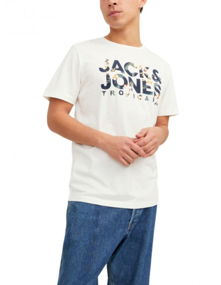 JACK & JONES camiseta manga corta JJBECS SHAPE TEE SS CREW NECK para Hombre