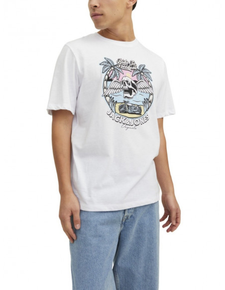 JACK & JONES camiseta manga corta JORBEACHBONE TEE SS CREW NECK LN para Hombre