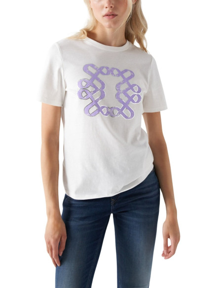 SALSA JEANS camiseta manga corta fashion branding para Mujer