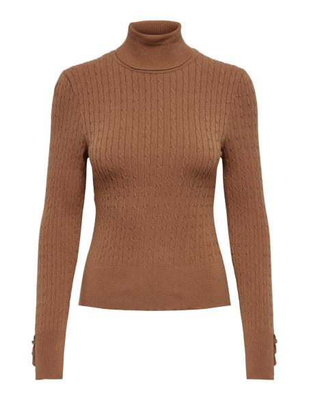 ONLY jersey de punto ONLLORELAI LS CABLE ROLLNECK KNT para Mujer