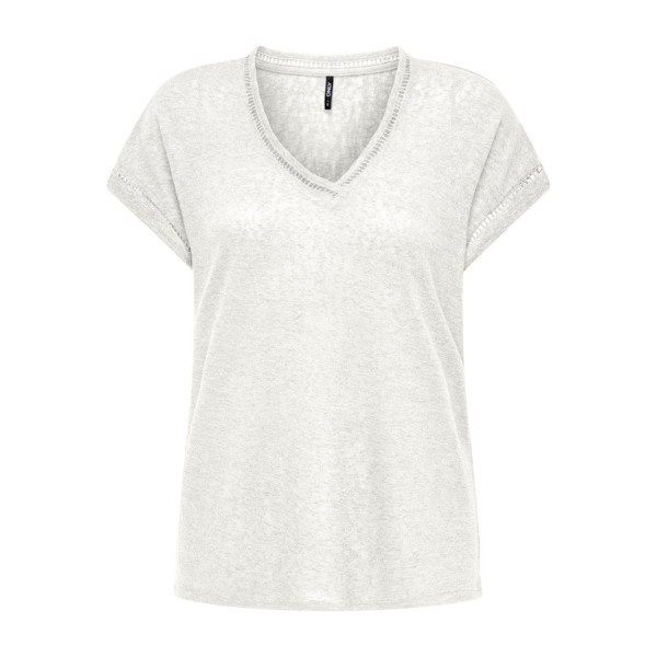 ONLY Top ONLPENNY S/S V-NECK TOP JRS para Mujer