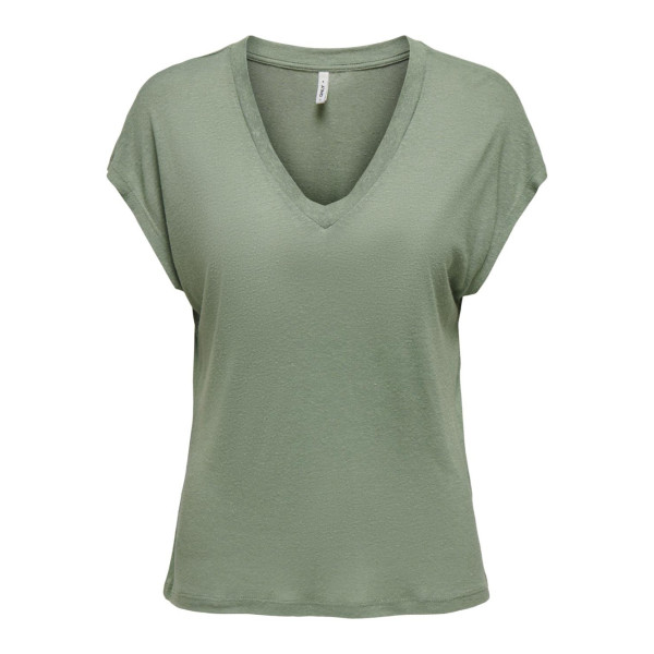 ONLY Top ONLLITA S/S V-NECK TOP JRS para Mujer