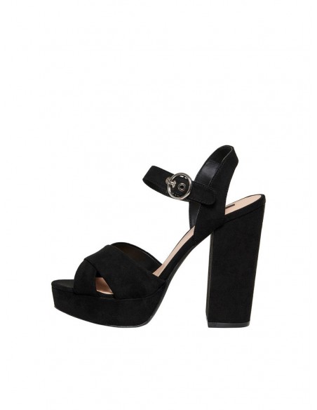 ONLY zapato onlALLIE WIDE CROSSED HEELED SANDAL per Dona